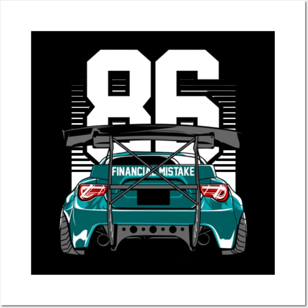 GT86 Rocket Wall Art by zakytuntun